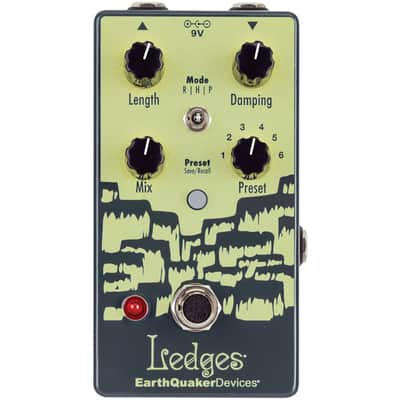 New EarthQuaker Ledges Tri-Dimensional Reverberation Machine Guitar Effect Pedal