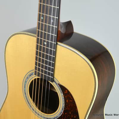 M.J. Franks Legacy Dreadnought, Adirondack Red Spruce, Brazilian Rosewood - VIDEO image 8