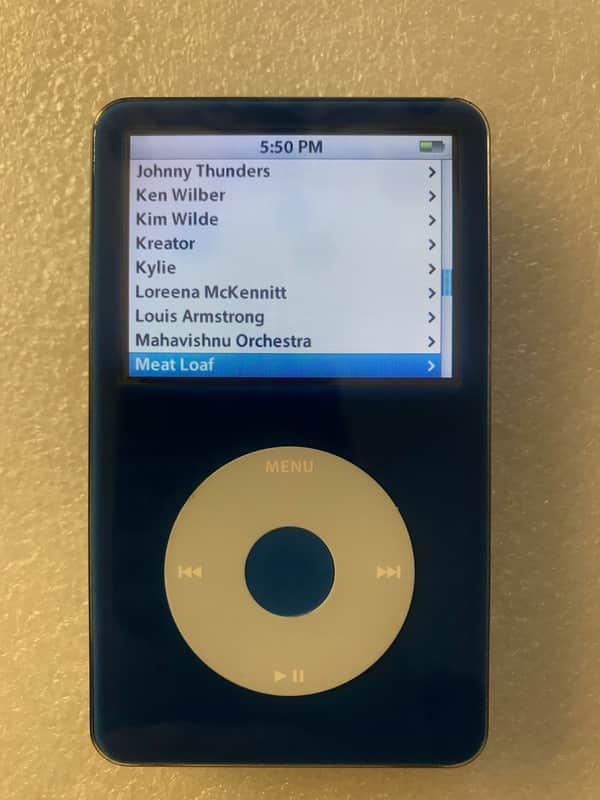Apple iPod CLASSIC 60GB 5th Gen video A1136 2005 - Blue NEW | Reverb