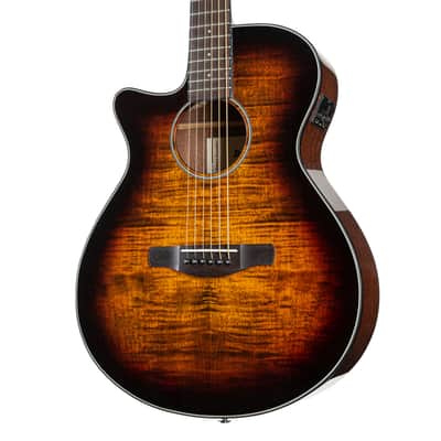 Ibanez AEG70L-TIH Lefthand Tiger Burst High Gloss - Lefthand Acoustic Guitar image 5