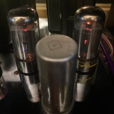 Matched Pair Sylvania 6V6 6V6GT Silver Top Vacuum Tubes Valves NOS-Testing image 4