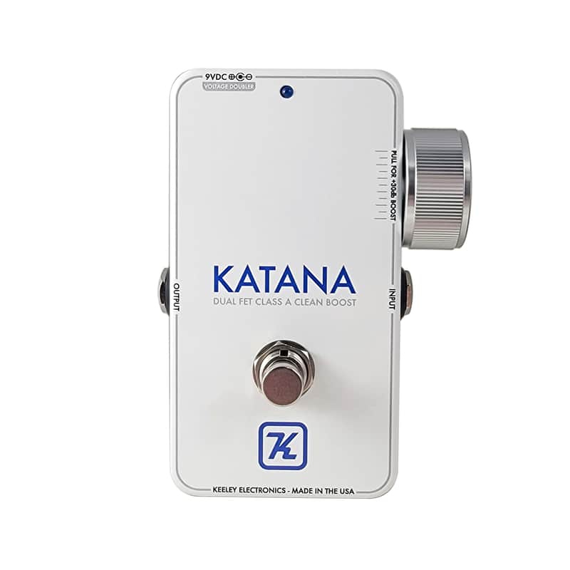 Keeley Katana Clean Boost V2 Limited Edition - Throwback White - FREE SHIPPING TO THE USA image 1