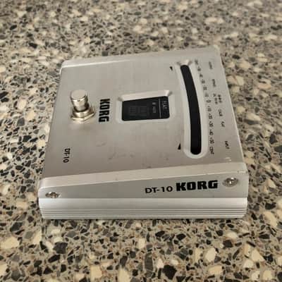 Korg DT-10 Chromatic Pedal Tuner 2000s - Silver image 5