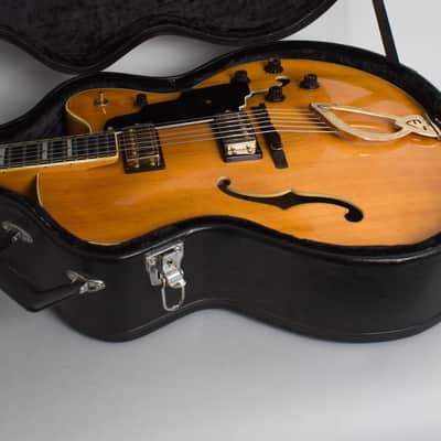Guild X-500 Stuart Arch Top Hollow Body Electric Guitar (1979), ser. #202390, original black hard shell case. image 14