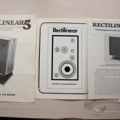 Rectilinear Rectilinear 5 Speakers 1976 - Wood image 16