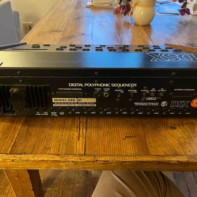 Oberheim DSX 16-Voice Digital Sequencer 1981 - Blue with Wood Sides image 3