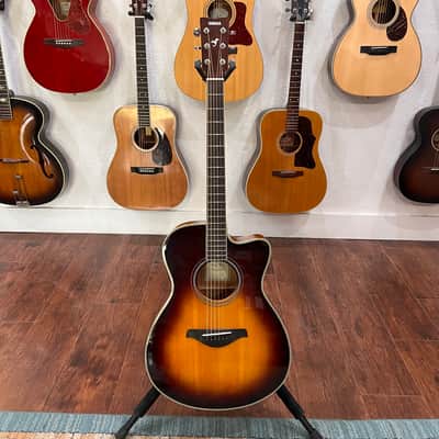 Yamaha FSC-TA TransAcoustic Concert 2020s - Brown Sunburst image 2