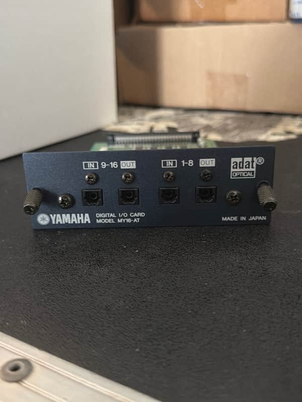 Yamaha MY16AT 16-Channel ADAT I/O Card 2010s - Black image 1