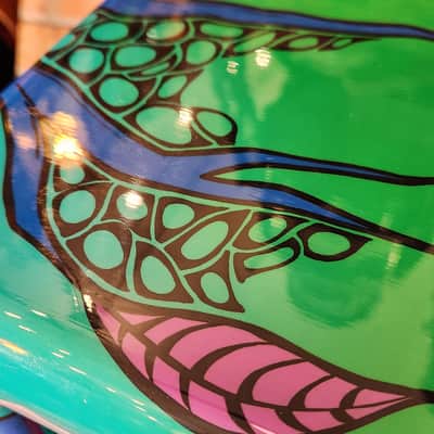 Schroeder 2011 DB7 Custom 40-Watt Head RARE Pamelina Hand-Painted Shell - Serial #48 image 8