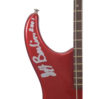 Used Dean Jeff Berlin Electric Bass Guitar - Red image 5