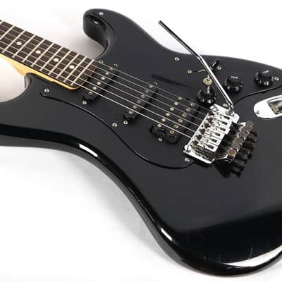 Vintage 1980s Kramer Focus 3000 Black Electric Guitar w/ Harmony Case image 6