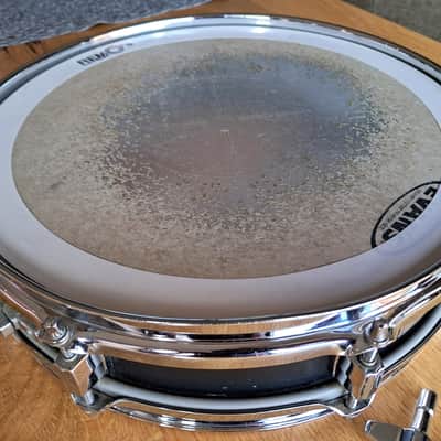 Pearl Masters Steel Shell Picolo Snare 13" x 3" 2004 - Matt Black image 4