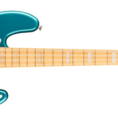Squier Classic Vibe Active '70s Jazz Bass - Maple Fingerboard - Parchment Pickguard - Ocean Turquoise image 2
