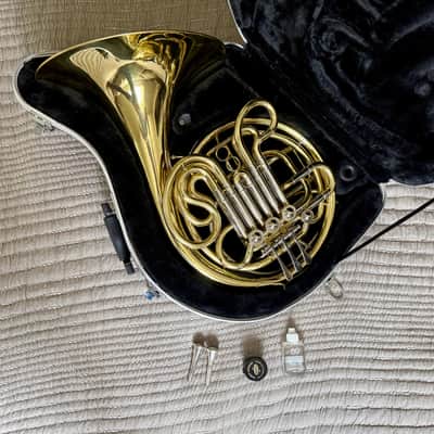 Andreas Eastman EFH420 F/Bb Double French Horn w/ Case, Slide Grease & Rotor Oil image 1