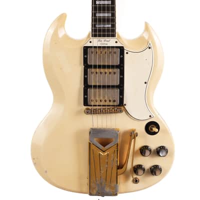 1961 Gibson Les Paul SG Custom Polaris White image 2