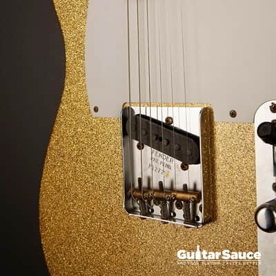 Fender Custom Shop ’52 Telecaster Journeyman Aged Gold Sparkle 2023 Used (Cod.1339UG) image 6