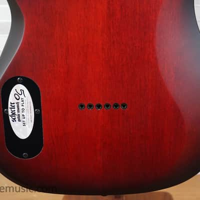 Schecter Sunset 6 Extreme - Scarlet Burst image 13