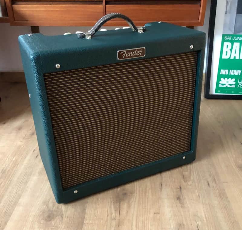 Fender Blues Junior IV FSR Limited Edition "British Racing Green" 15-Watt 1x12" Guitar Combo 2023 - British Racing Green image 1