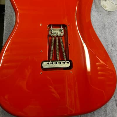 Fender  Stratocaster Partscaster 1955 Frampton Strat Recreation- Fiesta Red image 20