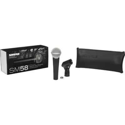 Shure SM58-LC High-Quality Handheld Live Vocal Microphone With Pouch & Mic Clip image 4