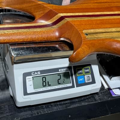 Warrior Dran Michael 5-string Bass "NAMM" 2020 - stunning featherweight Spalted Maple NAMM Show display model # 9. image 13