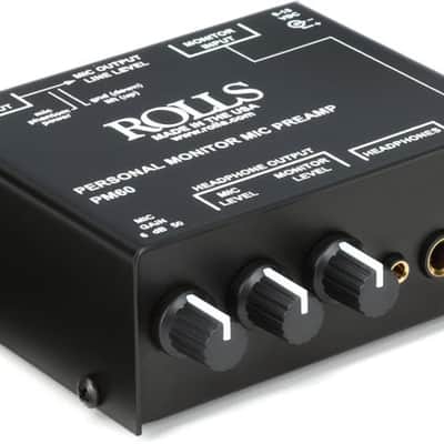 Rolls PM60 Personal Monitor Mic Preamp image 2