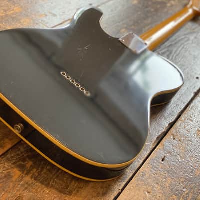 Vintage 1986 Fender Telecaster 1962 Custom Reissue Piano Black FujiGen Built image 5