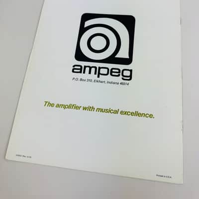 Ampeg "The Powerful Inside Story of Ampeg" Brochure 15 image 2