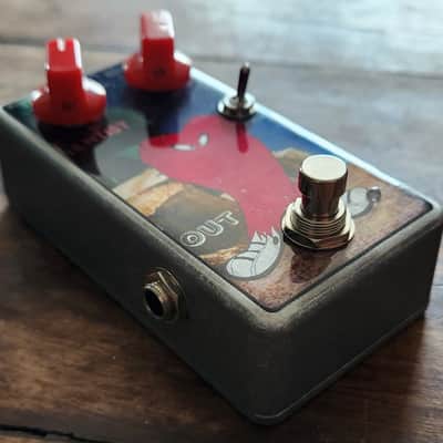 NEW! Hunter Pedals Red Furry Monster Fuzz (Univox Superfuzz Clone) 2026 Canada image 2