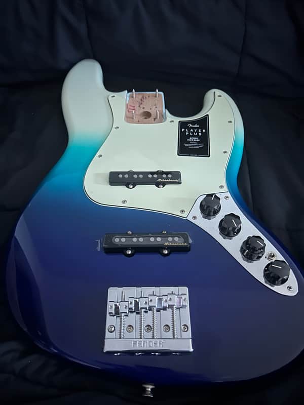Fender Fender Player Plus Active Jazz J Bass Loaded Body- Belair Blue 2020’s - Belair Blue image 1
