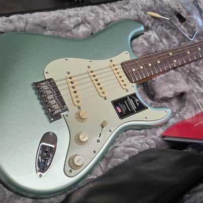 Fender American Professional II Stratocaster BRAND NEW Surf Green Metallic Pearl Rosewood USA Strat Guitar image 6