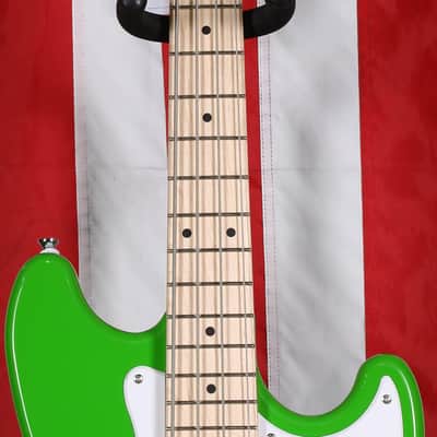 Squier Limited Edition Sonic Bronco Bass - Lime Green image 4