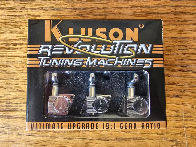 Kluson Revolution Tuning Machines KRF-6BX-C - Chrome image 1