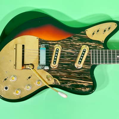 Framus Strato DeLuxe 1965 - 3-Color Sunburst Gold! 100% original image 1