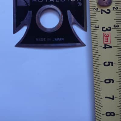 Tama Vintage Royalstar T badge black/silver 70s-80s  - Black 🖤/Silver 🥈 image 4
