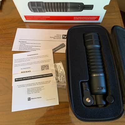 Electro-Voice RE20 Cardioid Dynamic Microphone - Black - MINT #2