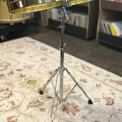Latin Percussion LP 13” & 14” Matador Brass Timbale Set w/Stand image 11
