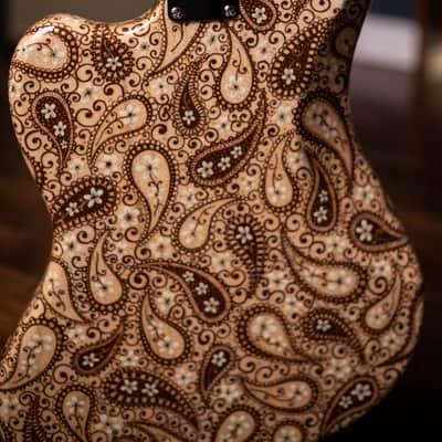 Fender Custom Shop Ron Thorn Masterbuilt Jazzmaster Electric Guitar - Melvina Lace NAMM Guitar 2021 image 11