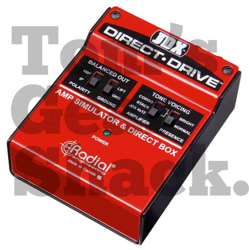 Radial Direct Drive Amp Simulator / DI Box Active Guitar Amp Direct Box Mint image 1