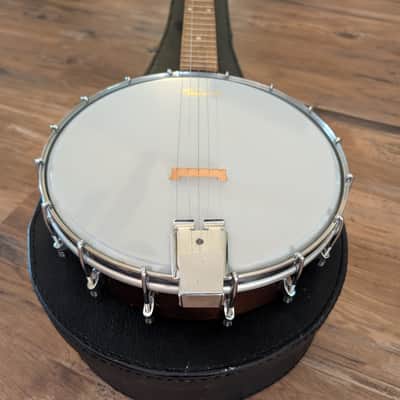John Grey And Sons 25 Fret 5 String Vintage Banjo W/Original Case England image 3