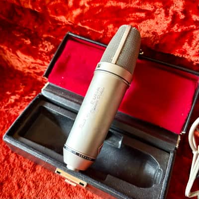 Neumann U87 c 1970 - Nickel original vintage Germany FET condenser microphone mic imagen 7
