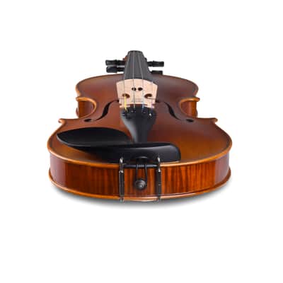 Aileen PREMIUM BEGINNER Series Violin Outfit - 4/4 Full Size Solid Wood Ebony Fitted image 6