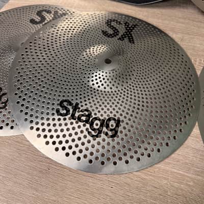 Stagg SXM SET 4-Piece Silent Cymbal Set For Practice with Gig Bag #3295 image 5