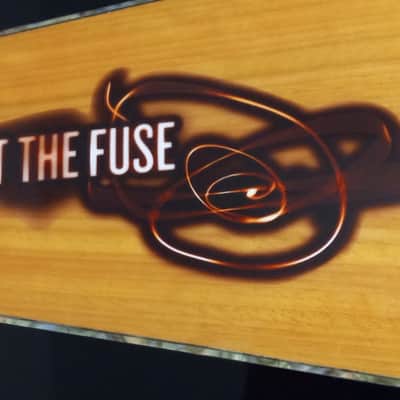 Keith Urban 'Light The Fuse' 2014 Teal Burst Acoustic Electric Excellent Condition. image 10