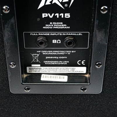 Peavey PV 115 15" 800W Passive PA Speaker – Reliable Powerhouse image 7