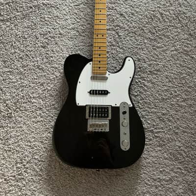 Fender Modern Player Telecaster Plus 2017 HSS Black Transparent Maple Guitar image 1