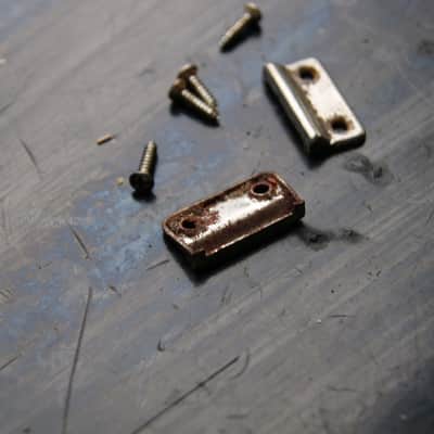 *Ask about Parts!* Hinges for lid of Crumar Orchestrator aka Multiman S Synthesiser Synth Part Parts etc image 2