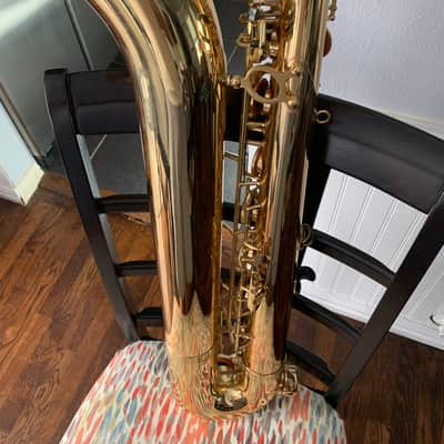 SUPER Jupiter JBS-593 Professional Baritone Bari Saxophone Sax With Original Case Must See! image 8