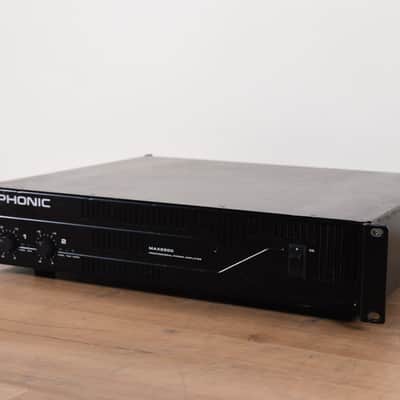Phonic MAX 2500 2-Channel Power Amplifier (church owned) CG00LKV image 1