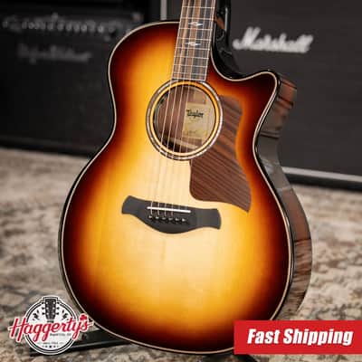 Taylor Next Generation Builder's Edition 814ce Grand Auditorium Acoustic/Electric Guitar - Adirondack/Honduran Rosewood with Hardshell Case image 1